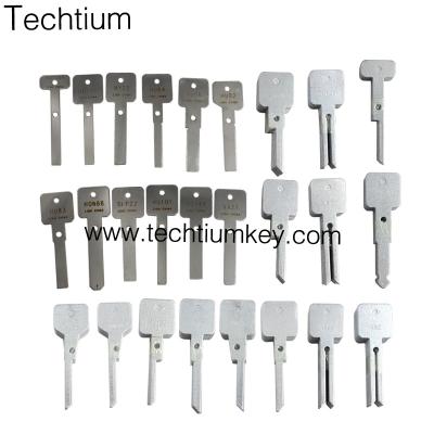 China Original Lishi Locksmith Tools 2in1 Car Key Replacement with 32pcs Lock Pick Set for Car Door with Lishi Key Cutter for sale