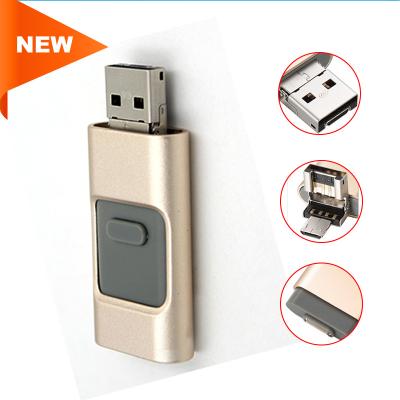 China 2020 Hot Metal USB Drive 32GB OTG Usb Flash Drive For iPhone/iPad/Android for sale