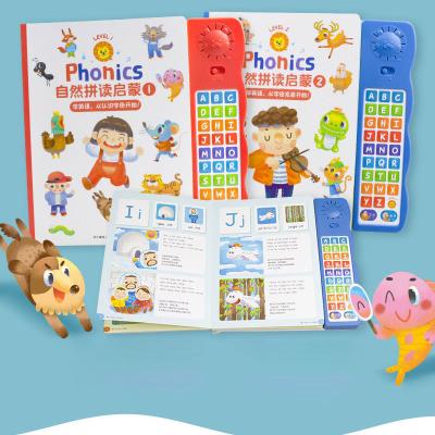 China Parent-children Factory Interactive Kids ABC Alphbets Educational Musical Buttons 26 Push Sound Books For Education Children Long Time Music for sale