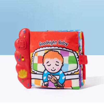 China Parent-children factory interactive children's educational musical sound box for infant education children cloth book for sale