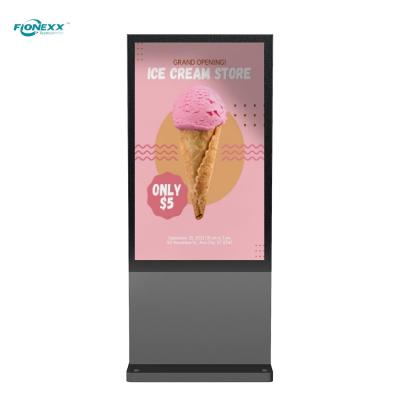 China Aluminum profile 65 Inch Digital Signage Digital Display Totem high Contrast for sale