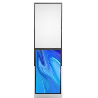 China 55 inch dubbelzijdig venster-gezicht display hangend lcd display beschikbaar 43