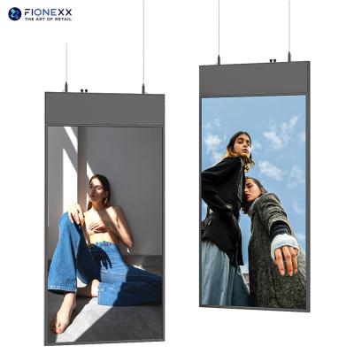 China 55inch x 2 Size Bright LCD Display for Retail and Commercial Spaces Ceiling Mounted for sale