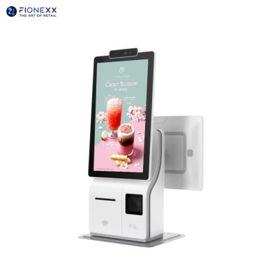 China Double Sided 15.6inch Self Service Touch Screen Kiosk Self Service Ordering System for sale