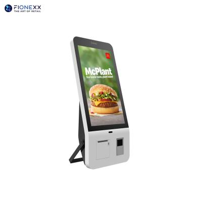 China 23.8inch PCAP Self Service Kiosk Commercial Self Ordering Touch Screen Solution for sale