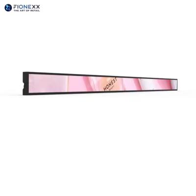 China Hight brightness Android Shelf Stretched Bar LCD Display 47.1 Inch with high resolution for LCD Advertising for sale