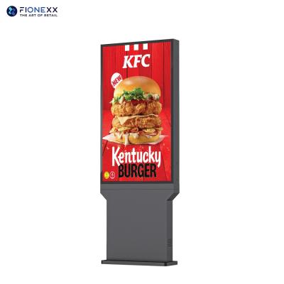 China 4K Outdoor Restaurant Advertentie Display Scherm Digitaal Signage Drive Thru System Menu Venster Platen Dooh Kiosk Te koop