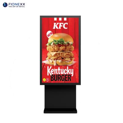 China IP66 Drive Thru Digital Signage 55inch Outdoor Menu Board for sale