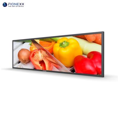 China Ultra Wide Stretched Bar LCD Display High Contrast 36.5inch Banner-Style Endcap Display for sale