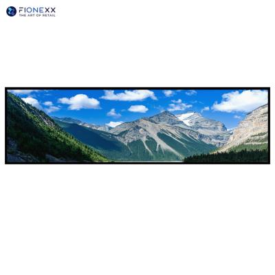 China 88 inch wand gemonteerd Stretched Bar LCD-scherm met 15.5mm bezel Te koop