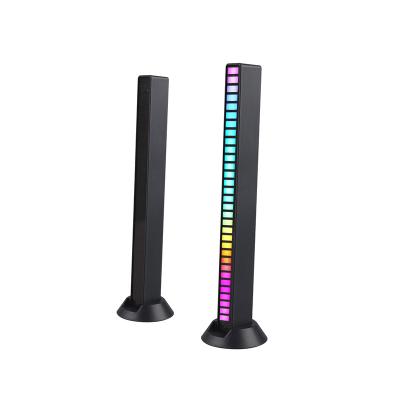 China Smart Collection Modern Ambient Rhythm Music Lamp RGB Table Game Voice Lamp Sound Activated Lightweight USB Rechargeable Rhythm Lights for sale