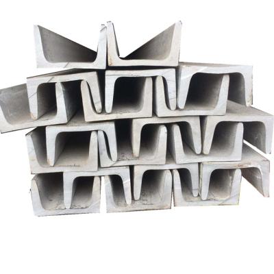 China 120x53x5.5 304 316 Stainless Steel 316l C Channel U Channel Steel Beam For Building Material U Channel for sale