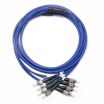 Cina Cavo patch in fibra ottica FC-ST OM3 4 Mode 4 Core Wire OD 2.0 / 3.0mm per connettore per computer interno per telecamera di sorveglianza in vendita