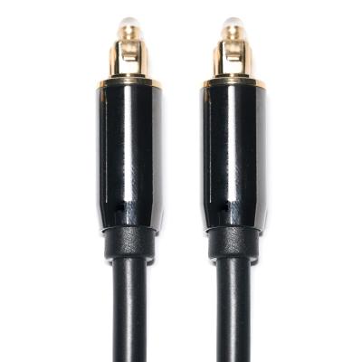 Chine Toslink OD4.0 câble Audio optique numérique 24K connecteur en métal pour Home cinéma barre de son TV lecteur DVD 1M 3M 5m à vendre