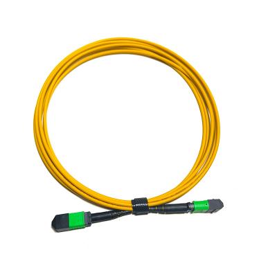 Cina Femminile MPO 12 fibre tipo A Multimode MM OM3/OM4 MPO Patch Cord LSZH 50/125 in vendita