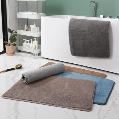 China Best Design Washable Soft And Comfortable Bath Mat Wholesale Good Quality Anti-Slip Door Mat Bathroom Home for sale