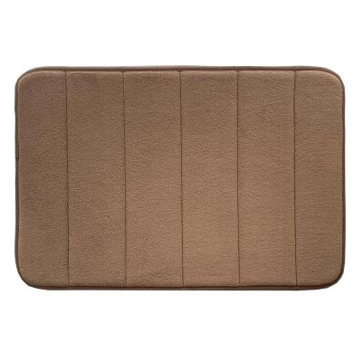 China Washable Soft Absorbent Non-Slip Bath Mat Memory Foam Bath Mat Mat Cover for sale