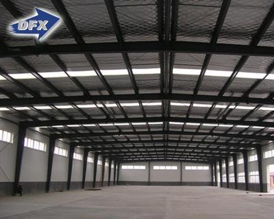 China Light Steel Prefab Workshop Metal Warehouse Large Span Steel Structure Steel Building for sale