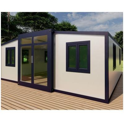 China Quick Installation Qingdao Factory Manager 20ft 3 30ft Fold In 1 Container Luxury Steel Modular Expandable House for sale