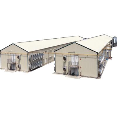 China Poultry Farm House Light Steel Structure Industrial Cheap Prefab Poultry Building for sale