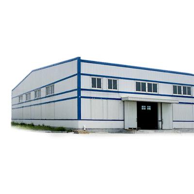 China Workshop Built Steel Structure Quickly In Steel Shed With Roofing Sheet Cladding for sale