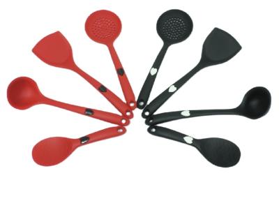 China Viable Colorful Silicone Kitchen Utensils 4 Pcs Cooking Kitchen Utensil Set Nonstick Cookware With Spatula Set for sale