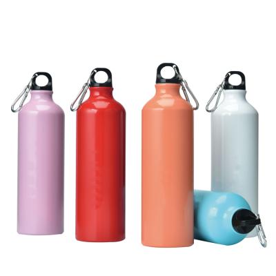 China Sustainable Hot Stamping Custom Promotional Aluminum 300 600 1000ml Workout Bottle for sale