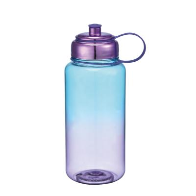 China Sustainable Standard Mouth 1 Liter Bpa Free Plastic Square Clear Plastic Water Bottle for sale