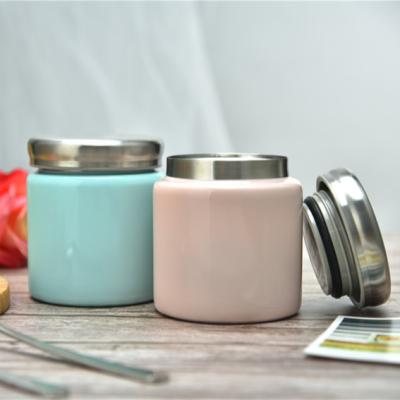 China Good Quality Small Portable Insulated Stainless Steel Food Packaging Food Jar With Lid for sale