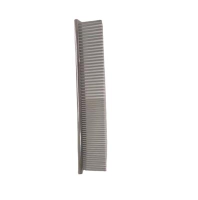 China Various Good Quality Stainless Steel Pet Grooming Needle Comb Sustainable Self Cleaning Comb for sale