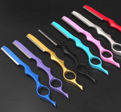 China Single Blade China Customization Painted Aluminum Alloy Handle Single Edge Razor Set for sale