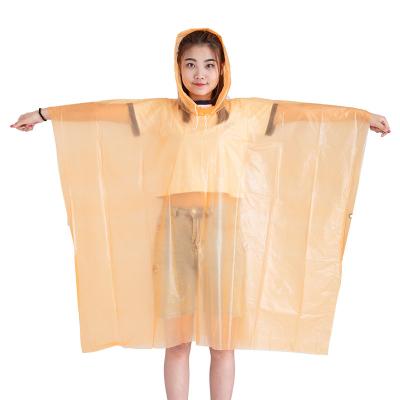 China Factory Direct Sale Lightweight Outdoor Square Clear Hooded Adult Raincoat Poncho Raincoat for sale