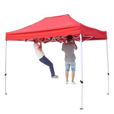 China Portable custom outdoor semi-automatic trade show folding tent for event waterproof tents for sale