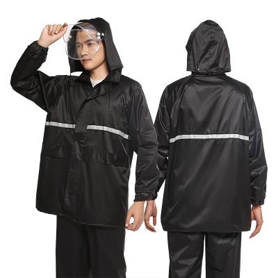 China Wholesale Rainproof Double Layer Adults Motorcycle Waterproof Outdoor Raincoat for sale