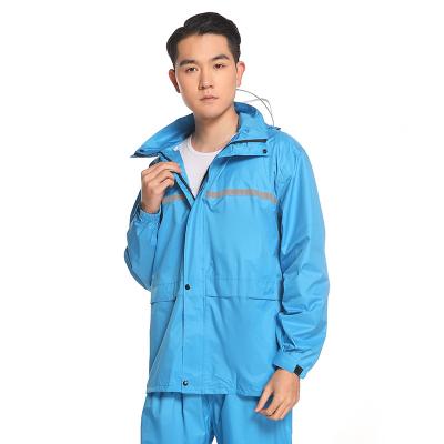 China High Quality Hooded Men's Adult Raincoat Raincoat Raincoat Raincoat Pants Suit for sale