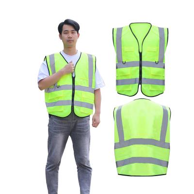 China Water Proof Safety Work Vest Factory Direct Sale Mens Road Safety Workplace Safety Reflective Polyester Solid Or Mesh, NC 60/80/100/120gsm; JIA for sale