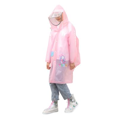 China Reusable Poncho Pocket Child Raincoats Eva Rain Coat Wholesale Supply Raincoat For Kids for sale