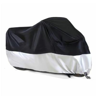 China Warterproof.UV Defense.Dustproof 190T Polyester Taffeta PU Coating Custom Waterproof Sunscreen Motorcycle Dustproof Cover for sale