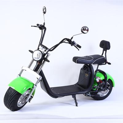 China Fashionable fastest 1500w 60v 12ah all terrain fat wide tire electric scooter with seat for sale