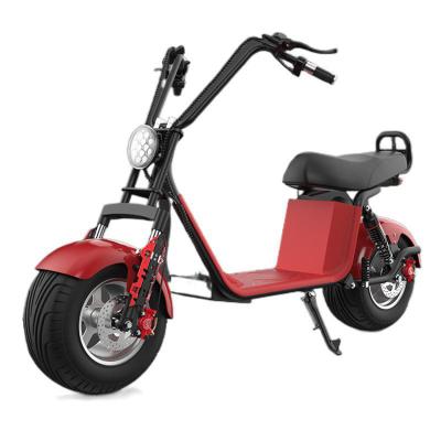 China Latest fashionable luxury retro tire 1500w fastest 60v 12ah 2wheel electric scooters fat for sale