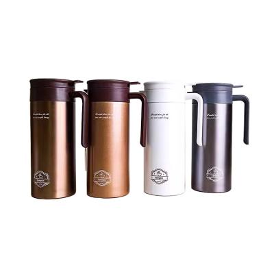 China Agriculture New Custom LOGO Stainless Steel Vacuum Double Wall Water Jug Leak Proof Thermos Tea Coffee Pot for sale