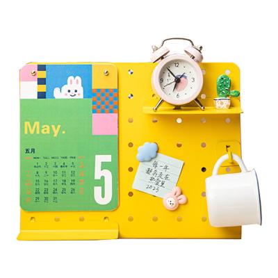 China White Agriculture Cavity Dish Wholesale Kawaii Korea Style Desktop Space Saving Mixed Color Storage Pen Organizer Desktop for Display Rack for sale