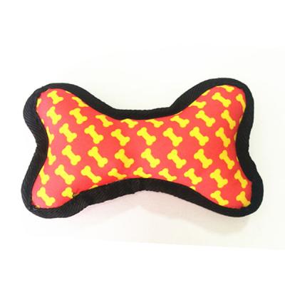 China Handmade Pet Dental Care Dog Chew Toy Eco-friendly Rubber Plush Stuffed Dog Toy for sale