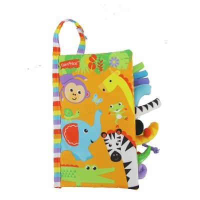 China Baby Play FP Lisencor in AEEM Colorful Animal Kids Educational Soft Cloth Book Children's Cloth Activity Book for sale