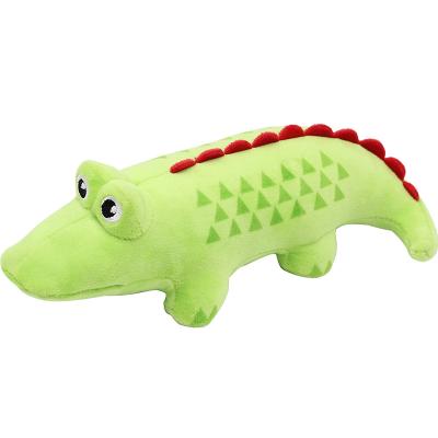 China Hot Selling Handmade Stuffed And Plush Toy Crocodile Animal Toy Super Soft Material Green Crocodile Toy for sale