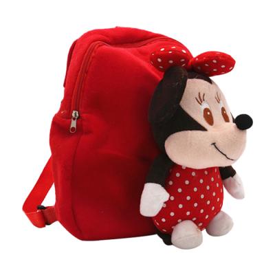 China New Handmade Kids Plush Backpack Bags Kids School Bags Cute Kid Schoolbag For Kindergarten for sale