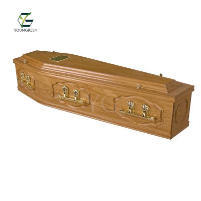 China European Style Environmental Support Paulownia Wood Firm Caskets Lightweight Funeral Caskets for sale