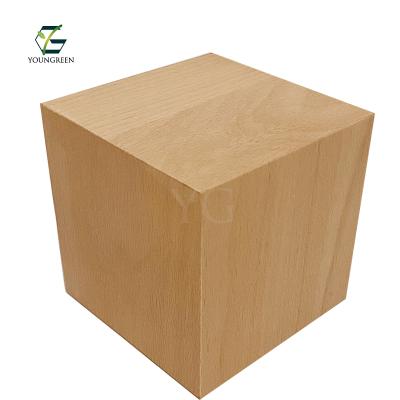 China Europe Customized Natural Beech Wood Memory Cube Perfect For Creating Wooden Decorative for sale