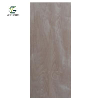 China Wholesale Cheap Mold Price Okume Veneer Plywood Door Skin Size Plywood for sale