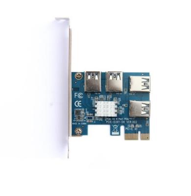 China - 1 to 4 pci-e usb3.0 port 4x mini card express 4 to type C USB 4port dual port for sale